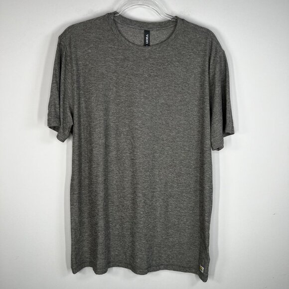 Vuori Other - Vuori Strato Tech Tee Performance Shirt Heather Gray Size Large